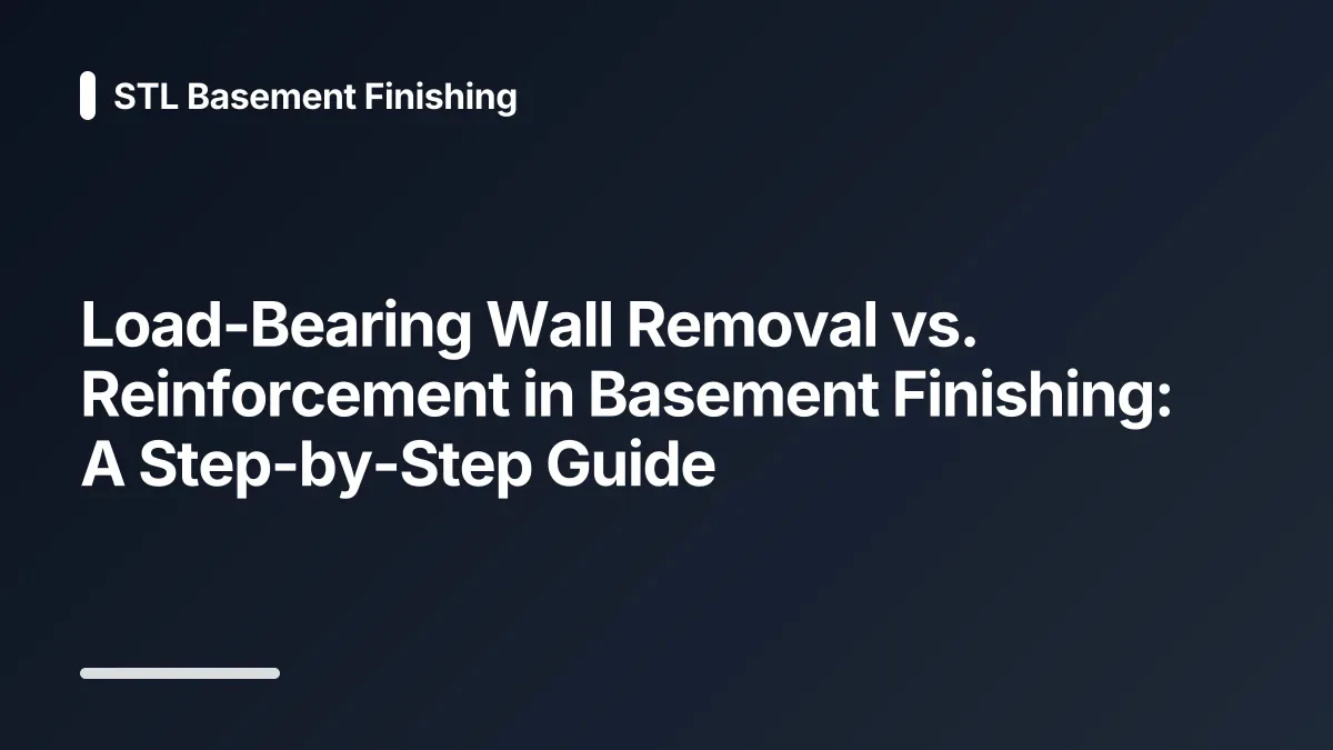 wall removal vs reinforcement