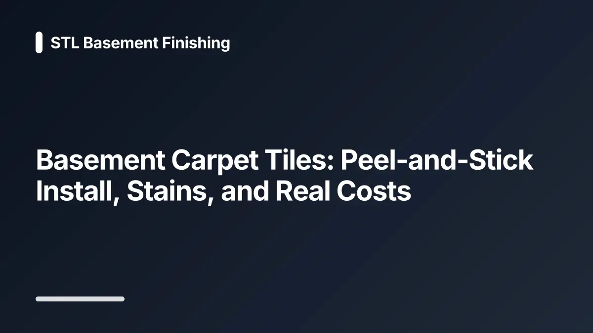 basement carpet tiles