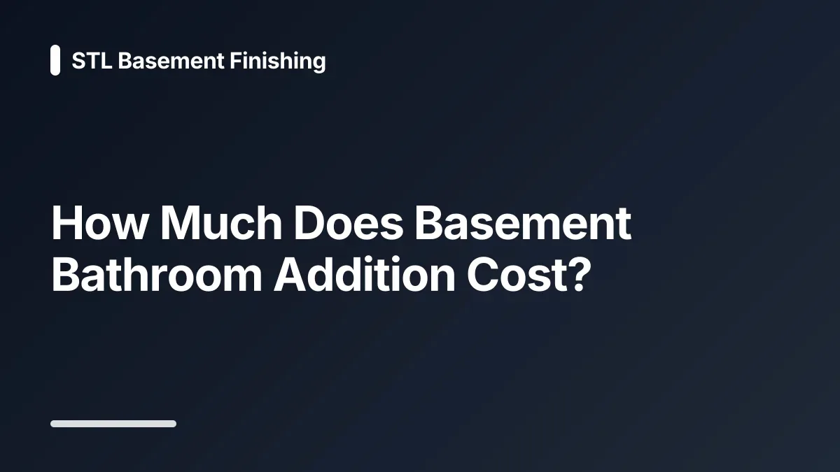 bathroom addition cost